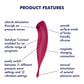 Satisfyer Twirling Pro+ - Dark Red