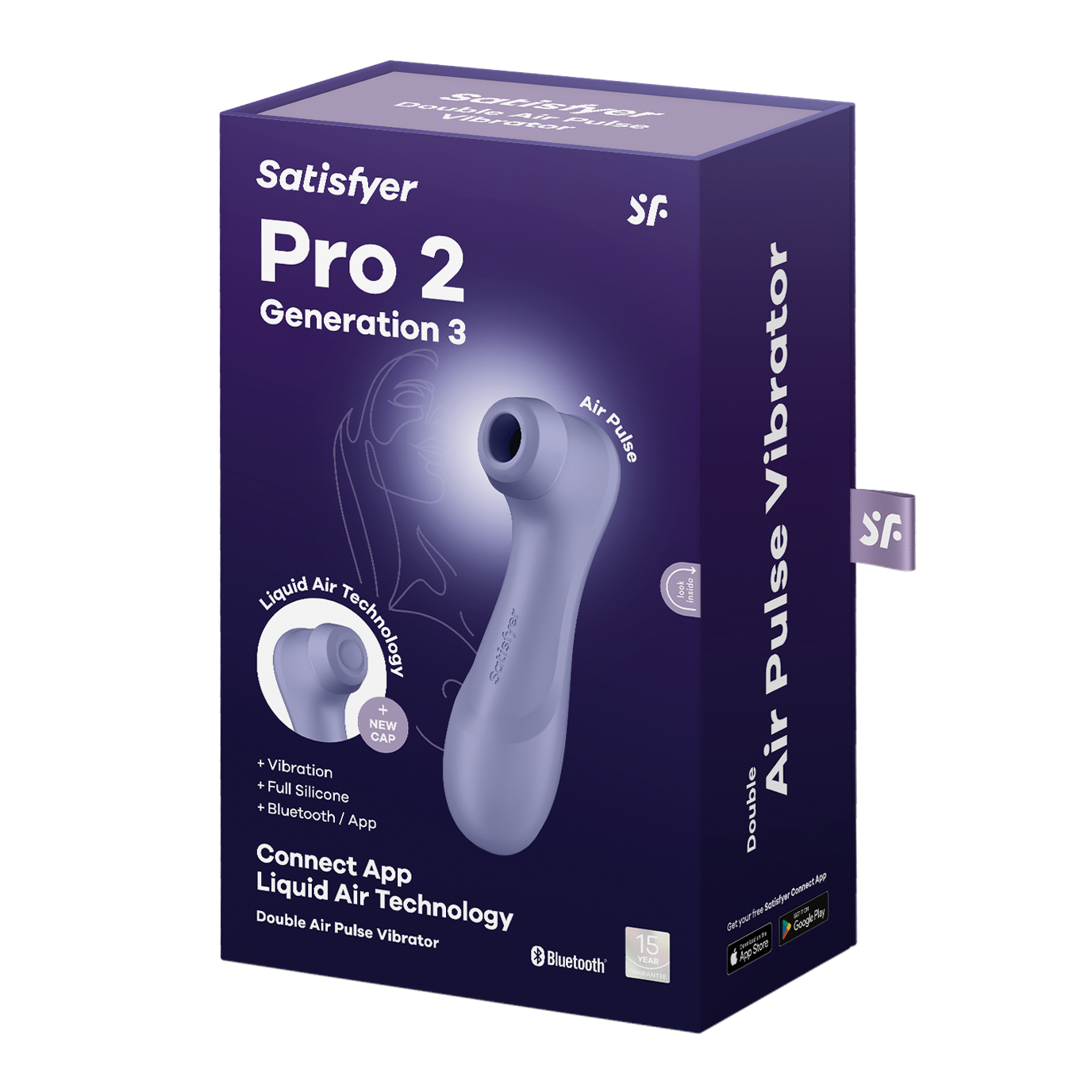 Satisfyer Pro 2 Generation 3 with App Control - Lilac