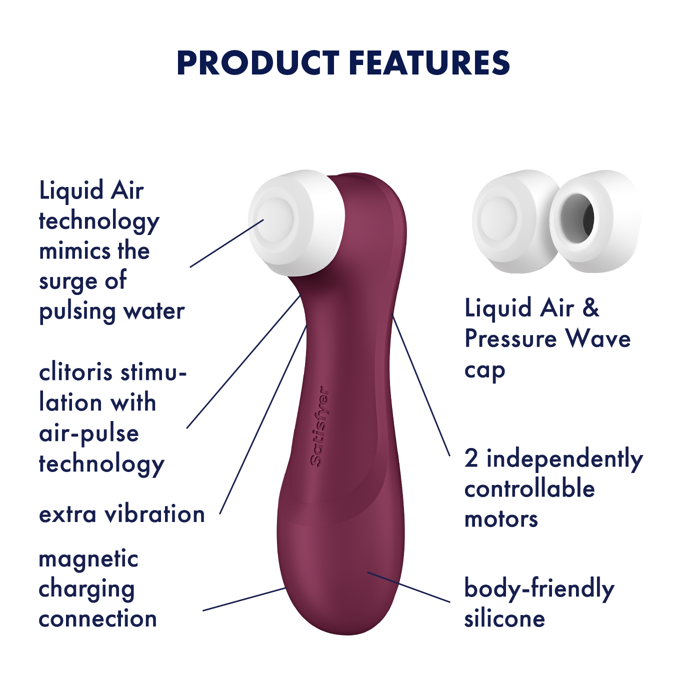 Satisfyer Pro 2 Generation 3 - Wine Red