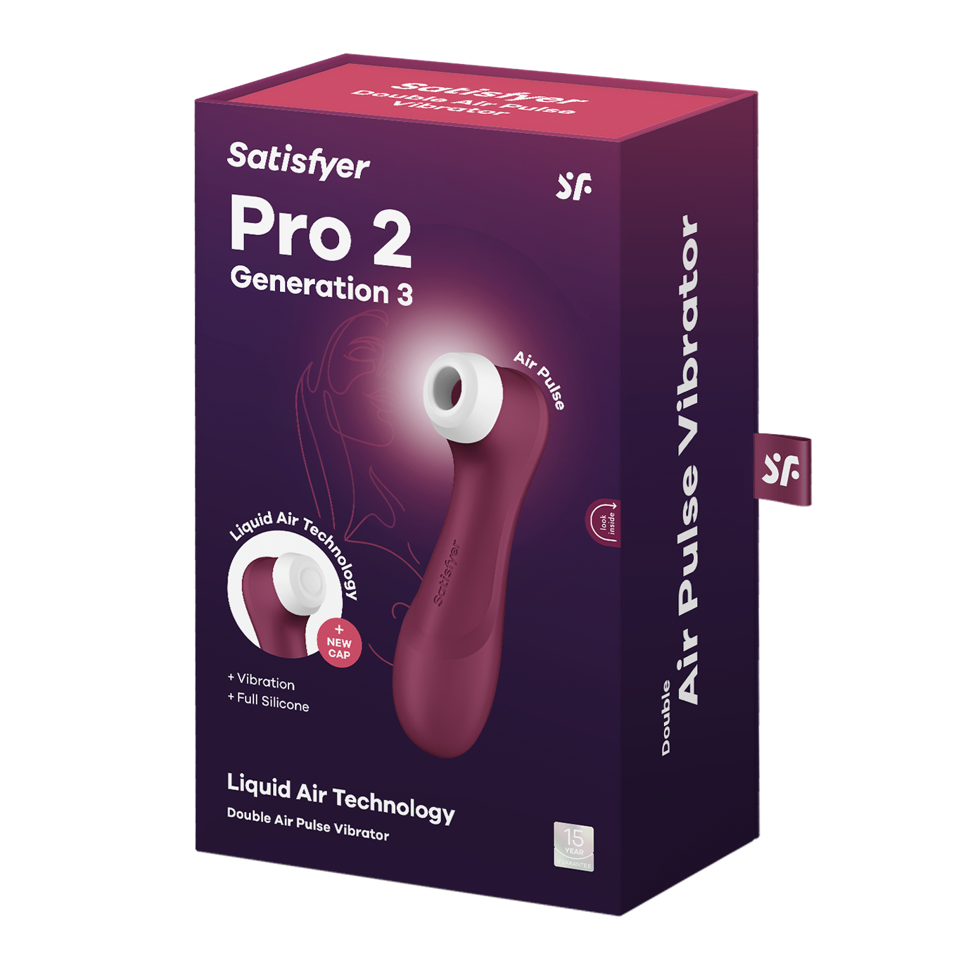 Satisfyer Pro 2 Generation 3 - Wine Red