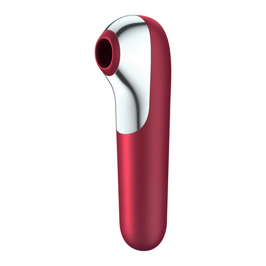 Satisfyer Dual Love App Controlled Touch-Free USB Clitoral Stimulator - Pink