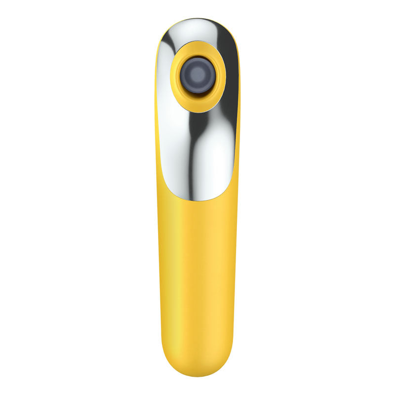 Satisfyer Dual Love App Controlled Touch-Free USB Clitoral Stimulator - Yellow