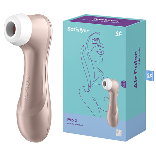 Satisfyer Pro 2 Touch-Free USB-Rechargeable Clitoral Stimulator - Rose Gold